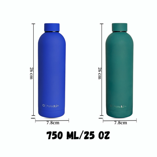 Premium 25 oz Stainless Steel Water Bottle – Hot 12h | Cold 24h | BPA-Free