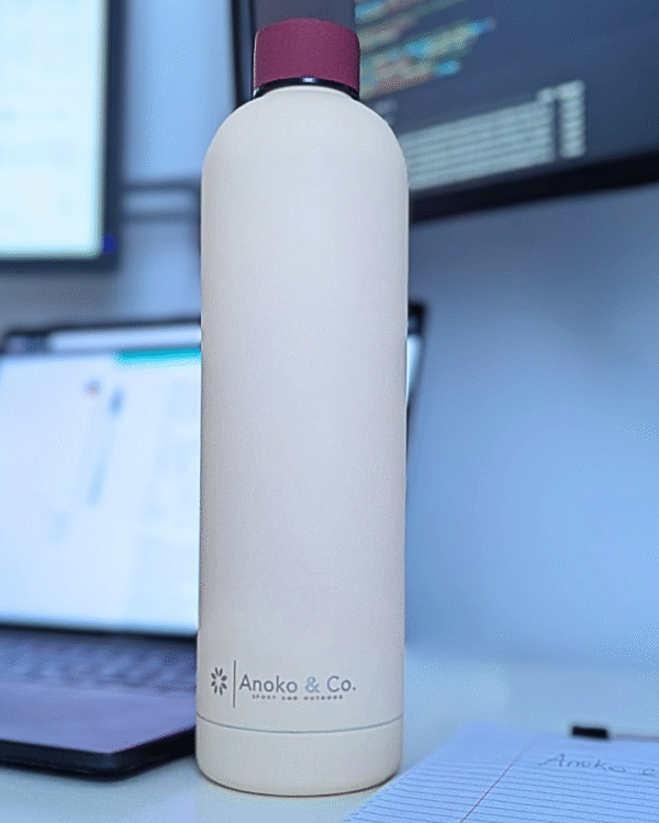 Premium 1L Stainless Steel Water Bottle – Hot for 12h, Cold for 24h