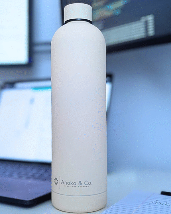 Premium 1L Stainless Steel Water Bottle – Hot for 12h, Cold for 24h