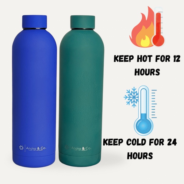 Premium 25 oz Stainless Steel Water Bottle – Hot 12h | Cold 24h | BPA-Free