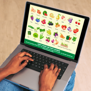 Free Seasonal Produce Calendar - August (Canada & USA)
