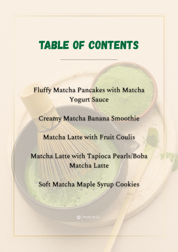 Matcha Moments - 5 Simple Matcha Recipes for Family Wellness